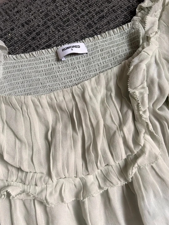 Rumored sage green mini dress - Picture 4 of 4